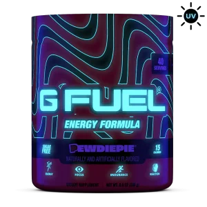 G FUEL Energy Formula  Black Ice Black Light Edition